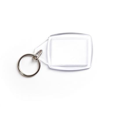 Keyring with place for paper insert