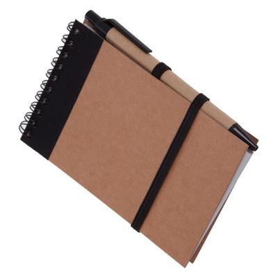 Notebook approx. A6 with ball pen