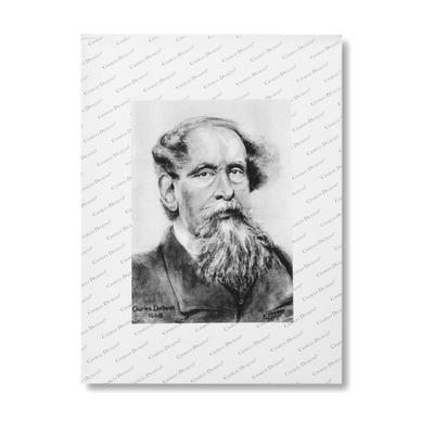 Charles Dickens® conference folder approx. A4 with notebook and calculator