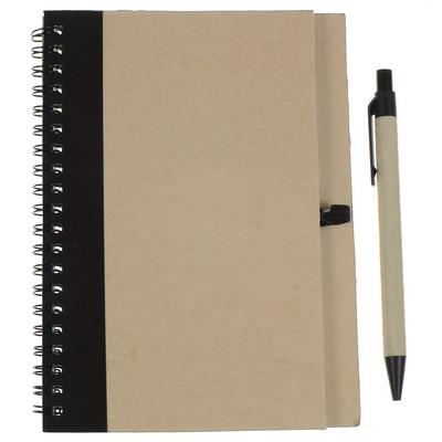 Notebook approx. A5 with ball pen