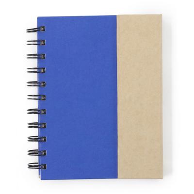 Memo holder, sticky notes, notebook, and ball pen