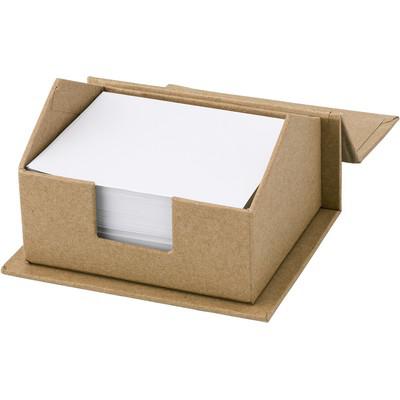 Memo holder "house", notebook, sticky notes