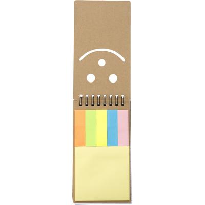 Memo holder, notebook, sticky notes