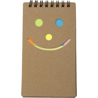 Memo holder, notebook, sticky notes