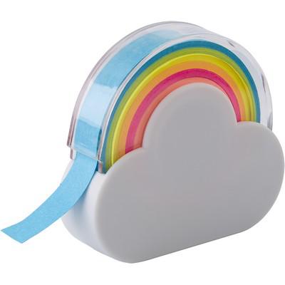 Memo tape dispenser "cloud", sticky notes