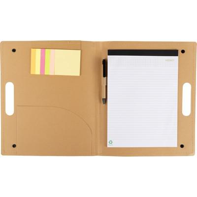 Conference folder, notebook approx. A4, ball pen, sticky notes