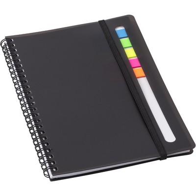 Memo holder, notebook approx. A5, sticky notes