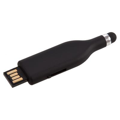 Slide USB memory stick with touch pen