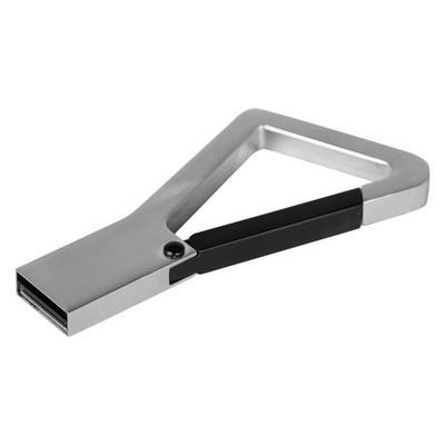 USB memory stick with carabiner