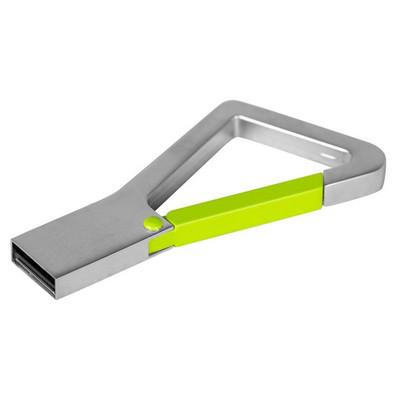 USB memory stick with carabiner