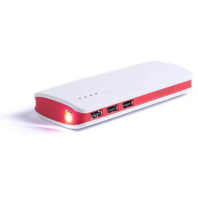 Power bank 10000 mAh, LED light