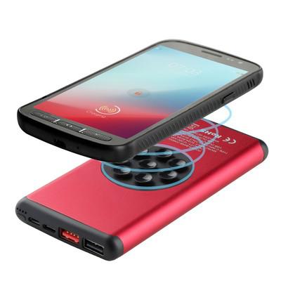 Wireless power bank 10000 mAh Mauro Conti with suction cups, wireless charger 10W