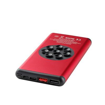 Wireless power bank 10000 mAh Mauro Conti with suction cups, wireless charger 10W