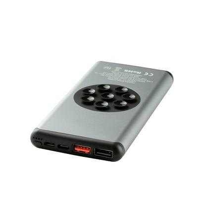 Wireless power bank 10000 mAh Mauro Conti with suction cups, wireless charger 10W