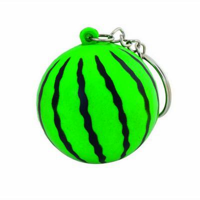 Keyring, anti stress fruit or vegetable