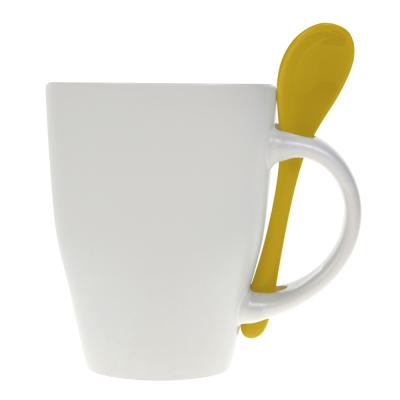 Ceramic mug 300 ml with spoon Ceramic mug 300 ml with spoon