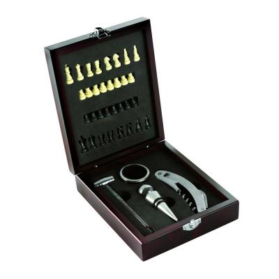 Wine set, 5 pcs, chess game