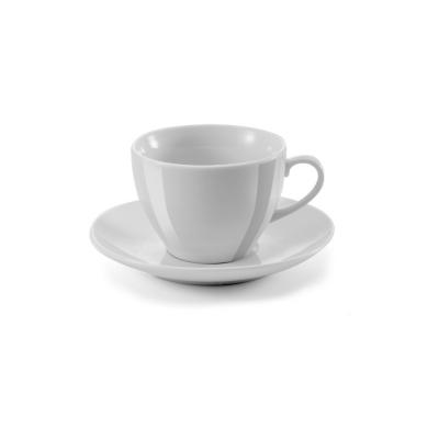 Ceramic cup 230 ml with saucer