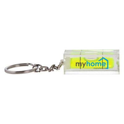 Keyring, spirit level