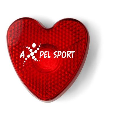 Flashing light "heart" with clip