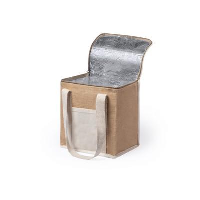 Laminated jute cooler bag