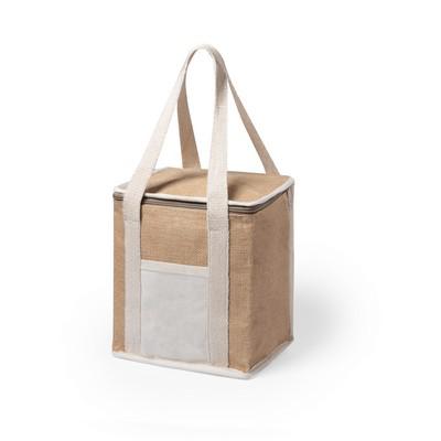 Laminated jute cooler bag