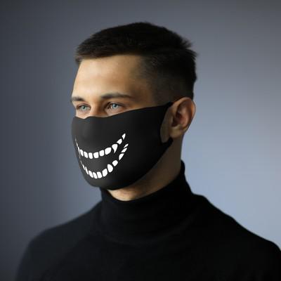 Reusable face mask with filter space and silver ions