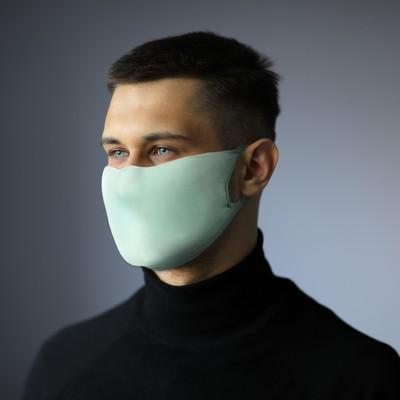 Reusable face mask with filter space and silver ions