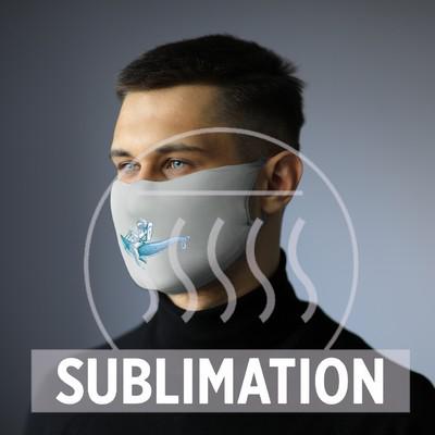 Reusable face mask with filter space and silver ions