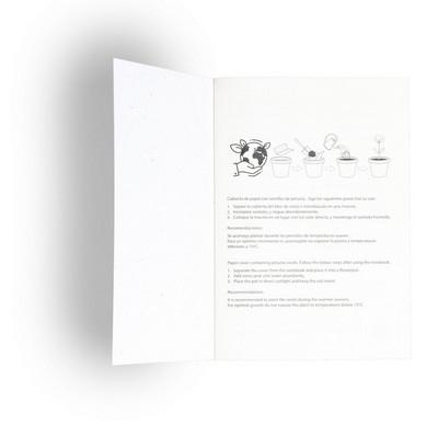Notepad A5 with petunia seeds