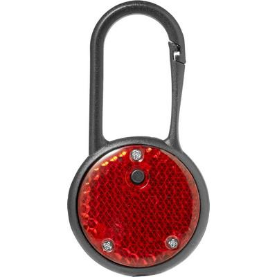 Safety light with carabiner