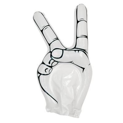 Inflatable hand "victory"