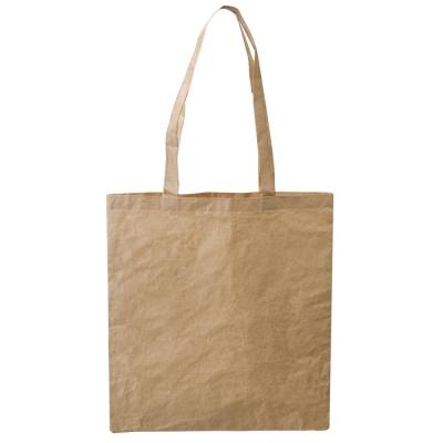 Shopping bag made of cotton and paper