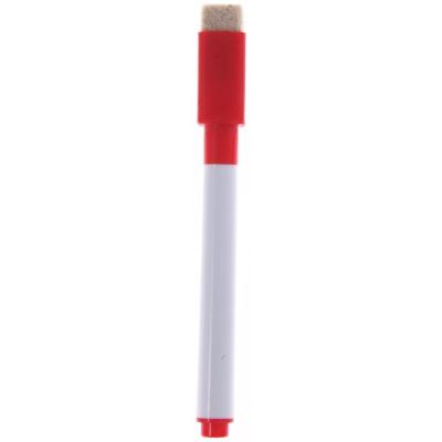 Magnetic writing board, marker with felt tip, eraser