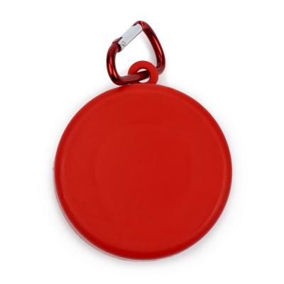 Foldable travel mug 220 ml with carabiner