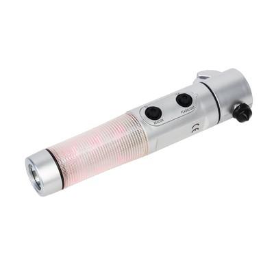 Emergency torch 1 LED, seat belt cutter, safety hammer
