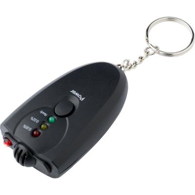 Alcohol breath tester on keyring
