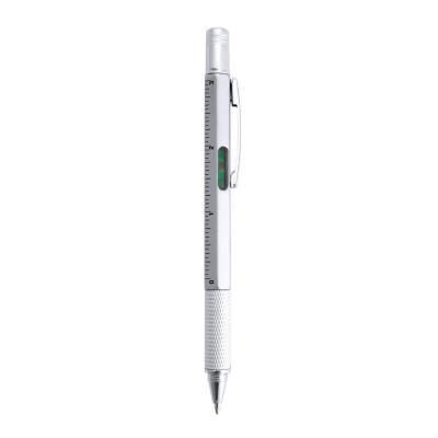 Multifunctional ball pen, ruler, spirit level, screwdriver