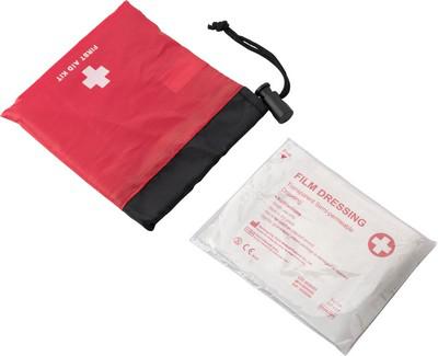 First aid kit in pouch, 10 pcs