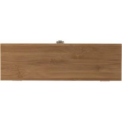 Bamboo wine set 4 pcs, wine box 1 el.
