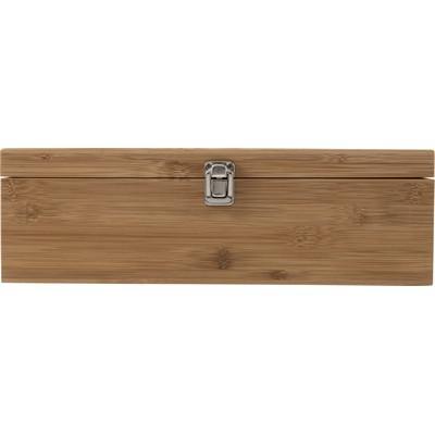 Bamboo wine set 4 pcs, wine box 1 el.
