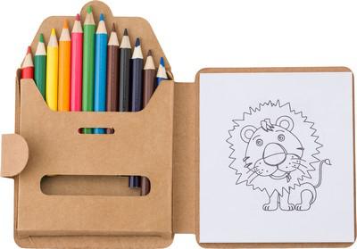 Colouring set, coloured pencils