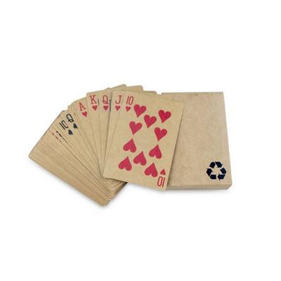 Recycled paper playing cards