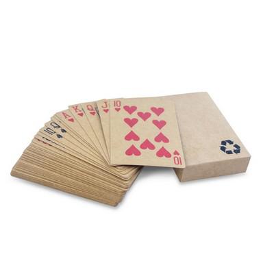 Recycled paper playing cards