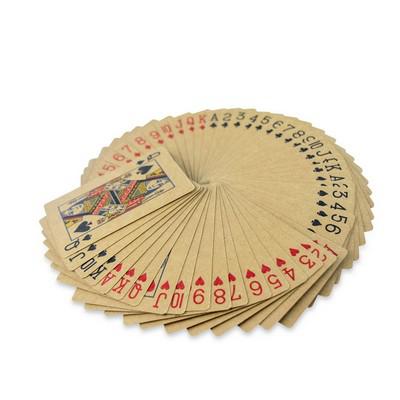 Recycled paper playing cards