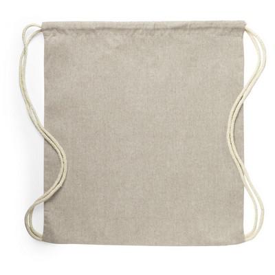 Recycled cotton drawstring bag