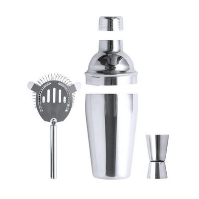 Cocktail set, shaker, 3 pcs.