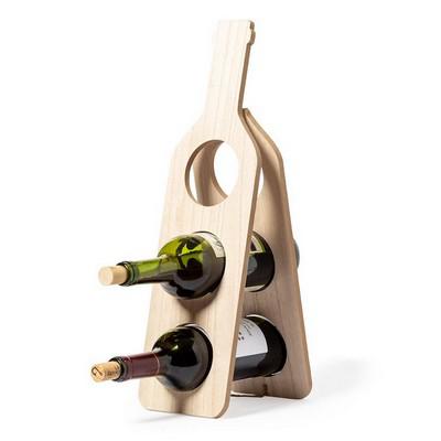 Wooden bottle stand