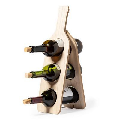 Wooden bottle stand