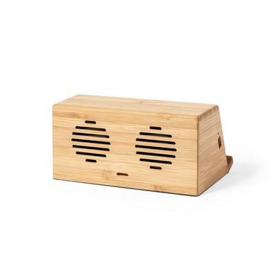Bamboo wireless speaker 3W, wireless charger 10W